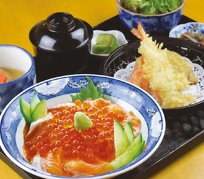 Salmon Ikura Don Gozen photo