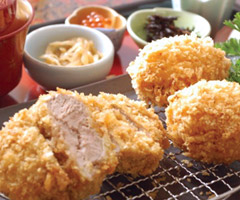 Fillet & Crab Croquette Katsu Set photo